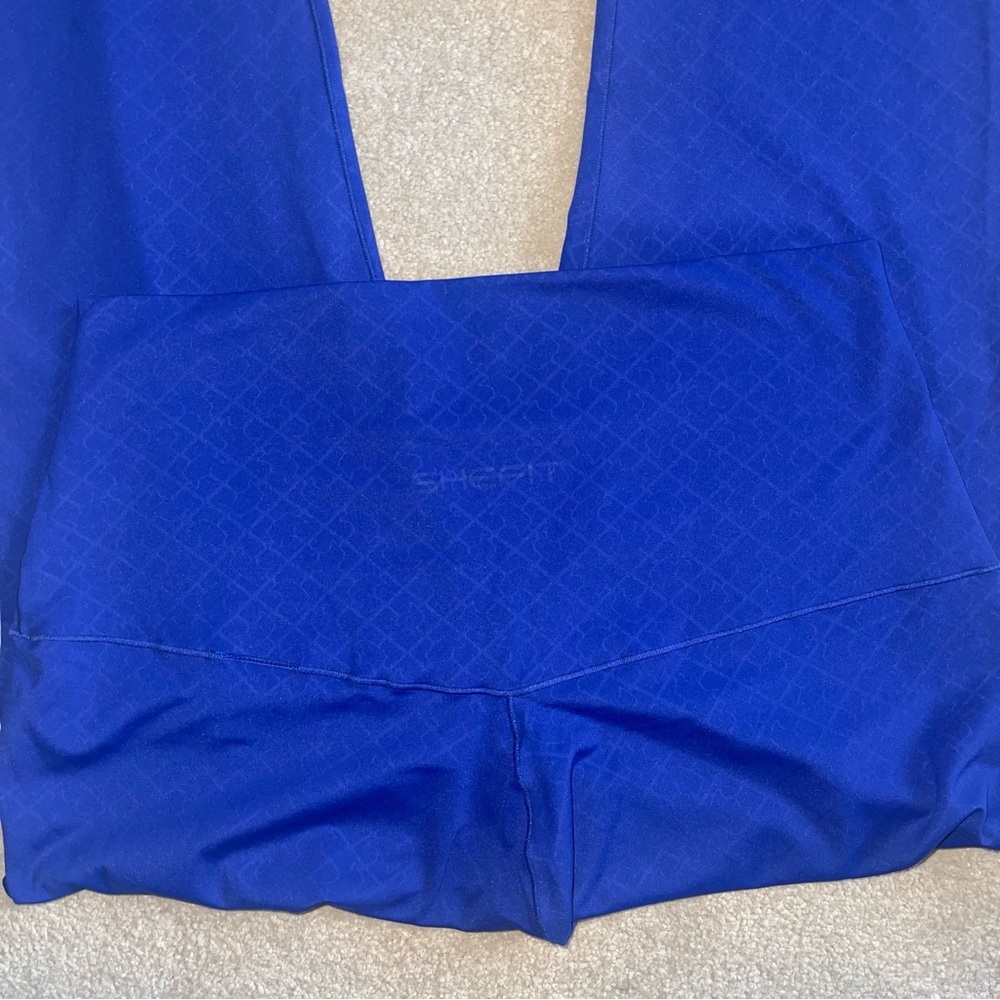 She Fit Boss Leggings 2 Luxe (XXL) High Rise Compression Fit 7/8 Length Sodalite - Picture 7 of 11